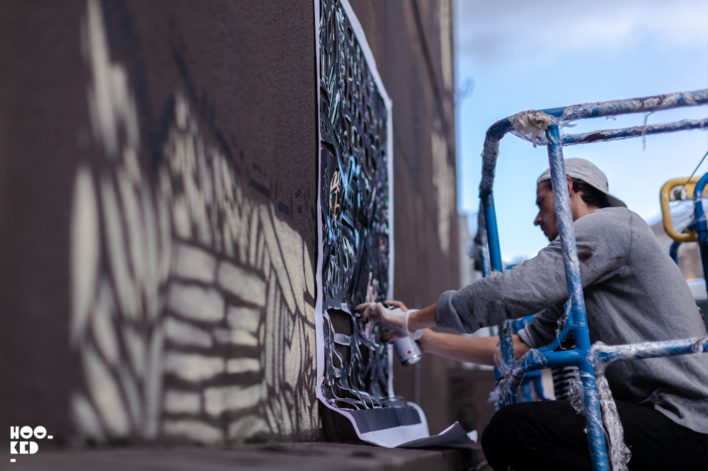 Street Art Mural by Monkeybird Crew for Waterford Walls.