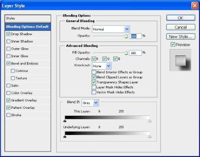 Layer Style Menu Efek Pada Photoshop