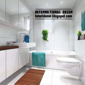 floor mats ideas for bathroom with white tiles