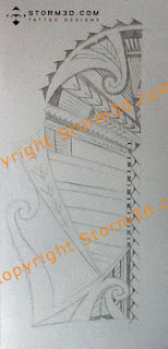 Samoan design sketch tattoos