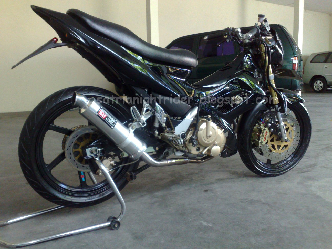 modifikasi satria fu simple tapi wah