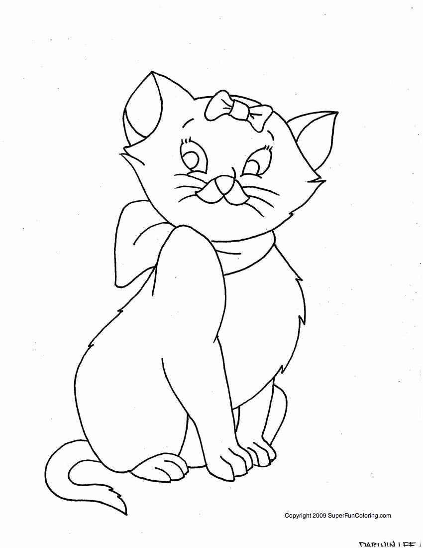 Free Printable Pictures Coloring Pages For Kids: Cat ...