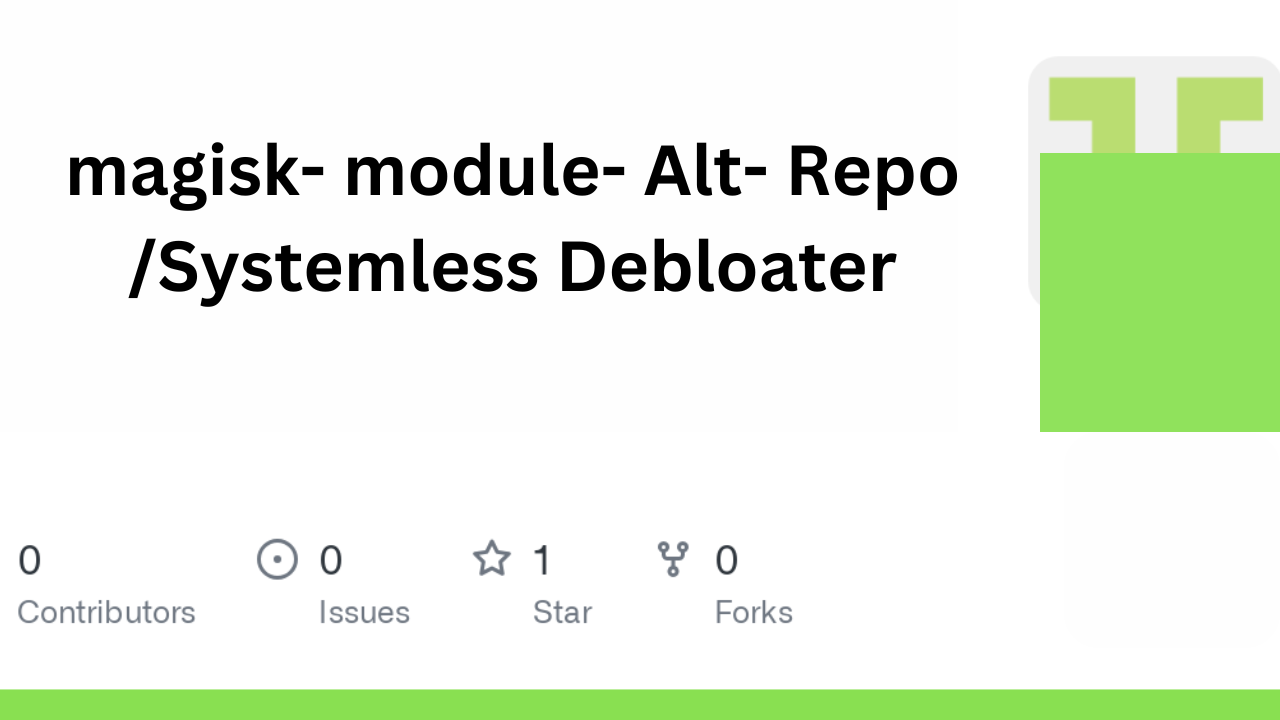 Systemless Debloater: Remove Android Bloatware Safely