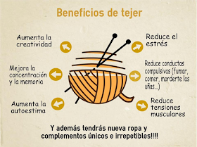 Beneficios de tejer #KnittingPartyWAK #tallercrochet #crochetparaniños #PequeñaFashionista #weAreKnitters