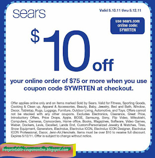 Free Printable Sears Coupons