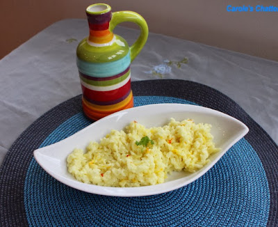 Saffron Coconut Rice by Carole's Chatter