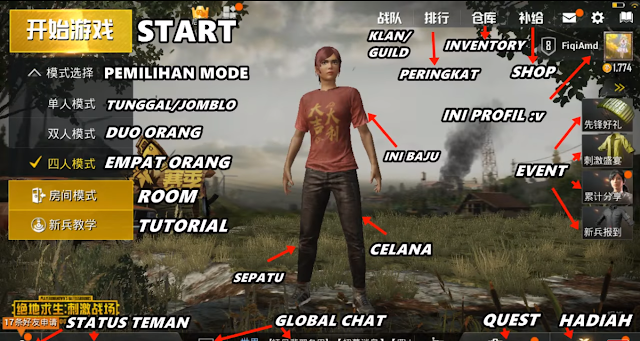 Settingan Gamplay Pubg quantum versi china