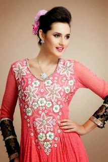 Thread Embroidered Anarkali Suits