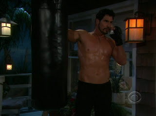 Don Diamont Shirtless on Bold and the Beautiful 20100405