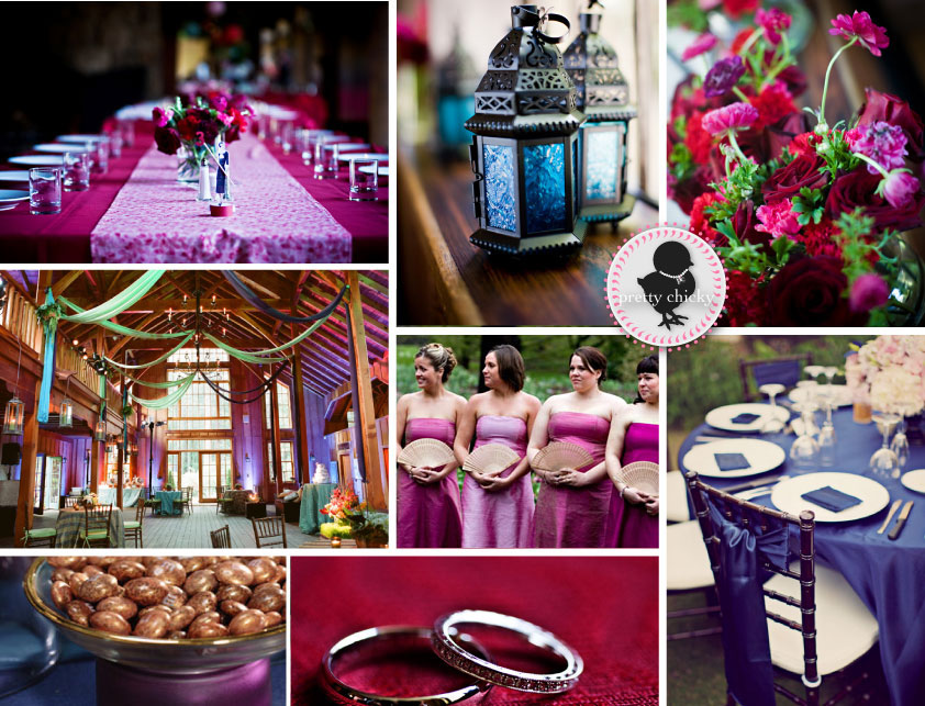 Hues of Purple and Turquoise all items wedding purple turquoise aqua