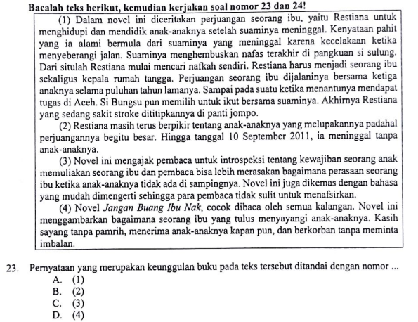 Menilai Keunggulan  Dan  Kelemahan  Teks SMA pilpay