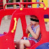 Shocking photos show 5yr old boy smoking & drinking can of beer in playground