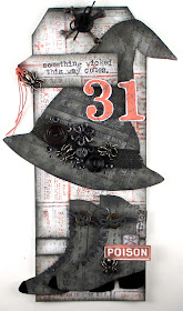 Stampers Anonymous Etcetera Mini Halloween Sizzix Tim Holtz Ice Skates Idea-Ology Halloween For the Funkie Junkie Boutique