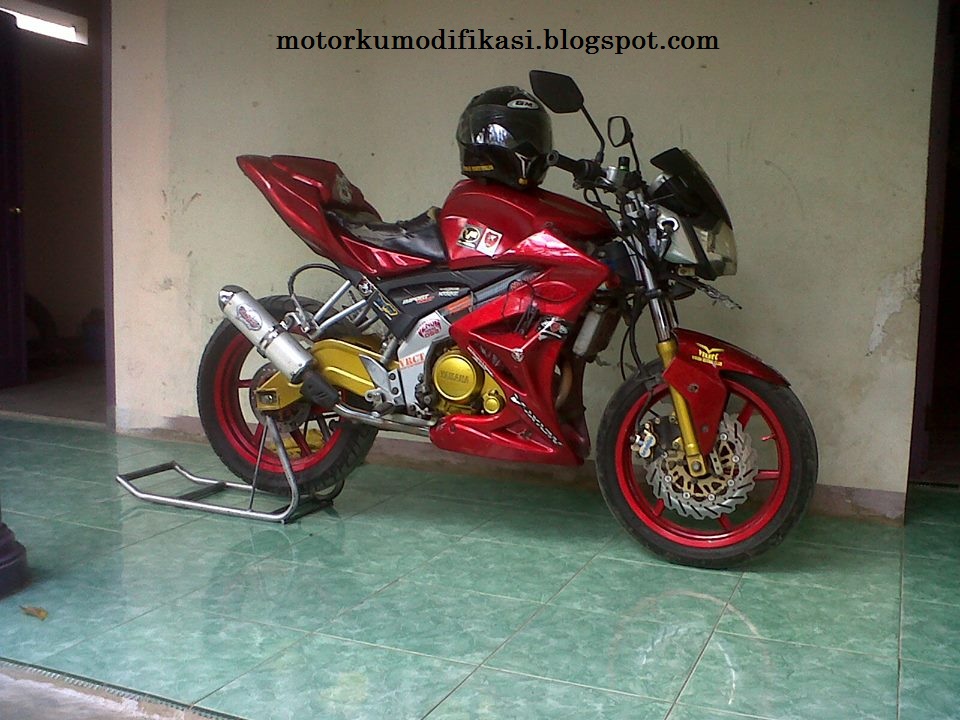 vixion modifikasi ninja 4 tak  tahun ini