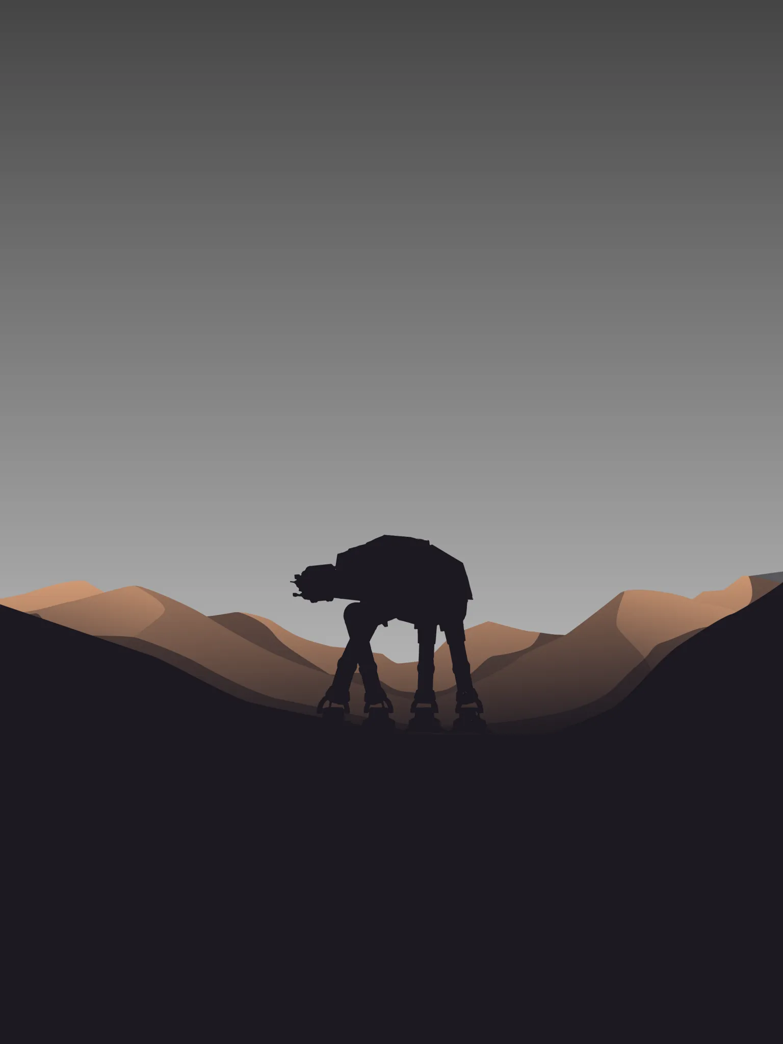 IPAD WALLPAPER HD - STAR WARS AT-AT