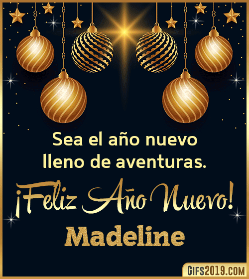 Mensajes de feliz año nuevo madeline