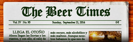 Dominical de noticas sobre cerveza. Pulsa aquí si no te carga para leer el periódico