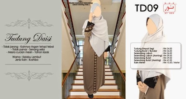 tudung daisi tudung labuh online butik