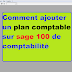 Ajouter le plan comptable sur sage 100