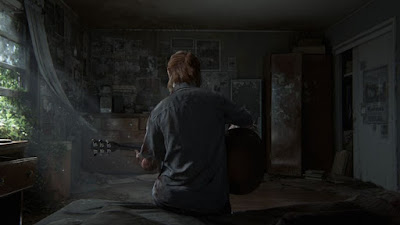 The Last of Us Part 2 - Ellie tocando violão de costas