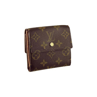 Louis Vuitton Damier Ebene Canvas Elise Wallet N61654