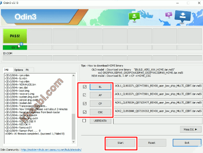 menambahkan file binary samsung m12