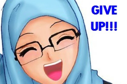 20 Gambar  Kartun  Muslimah  Warna  Biru Gambar  Kartun  Ku
