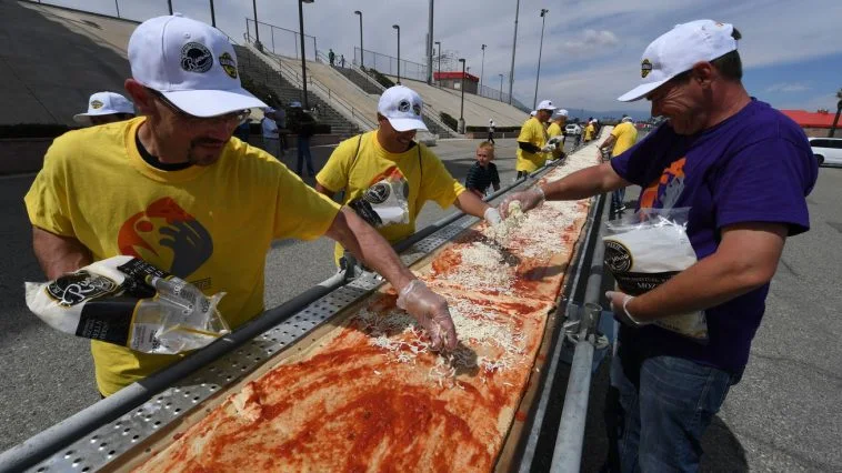 record plus longue pizza du monde