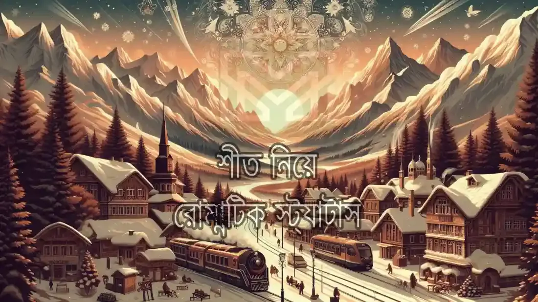 কুয়াশাচ্ছন্ন শীতের সকাল ক্যাপশন
