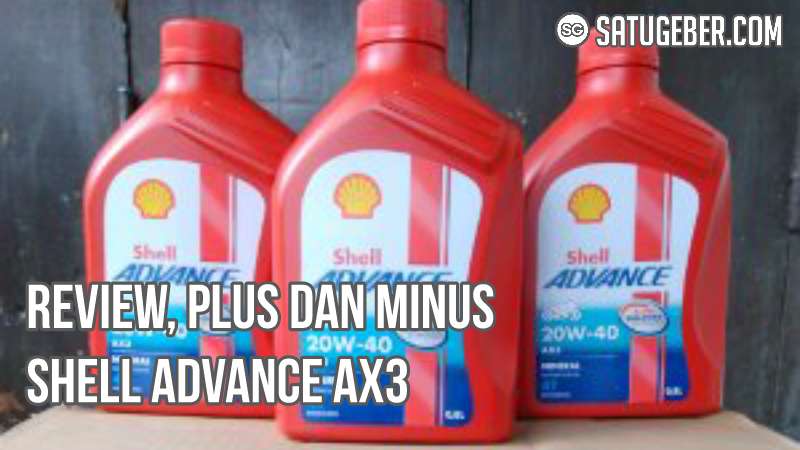 foto botol oli Shell advance AX3