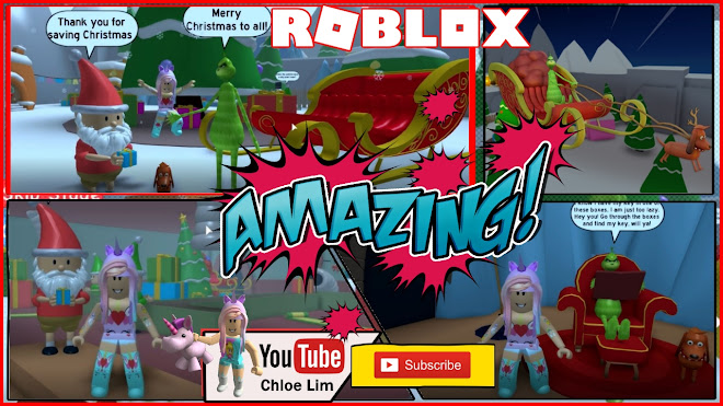 Roblox The Grinch Obby Gameplay Saving Christmas From The Grinch - roblox the grinch obby gameplay saving christmas from the grinch