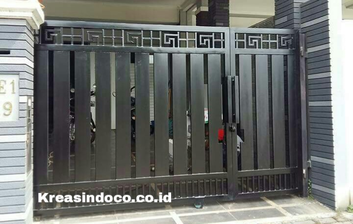 Pintu Besi Minimalis Keren Dan  Elegan  Di Kreasindoco co id