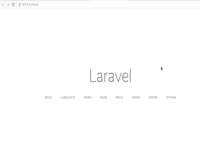 install laravel