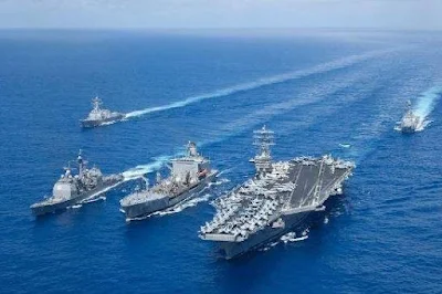 US navy denies carrier group moved into Gulf after any 'threats'