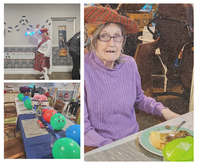 Haggis, Neeps & Tatties at Ilfracombe Care Home