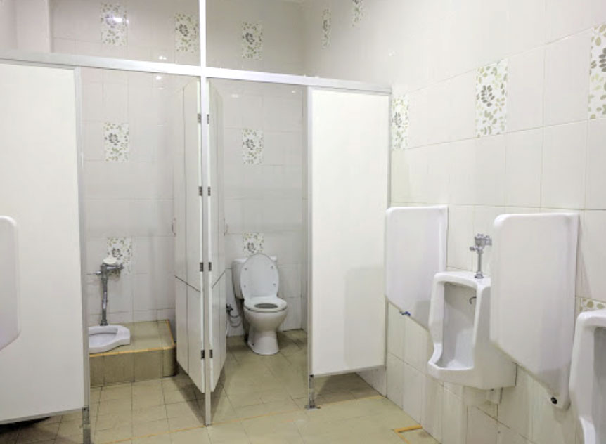 Toilet di Bandar Udara Tebelian Sintang