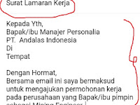 Cara Mengirim Lamaran Kerja Lewat Email Hp