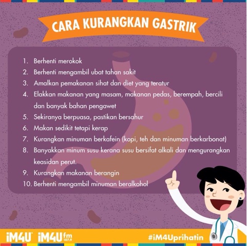 NicelyGarden: Gastrik: Apa itu, punca, gejala dan cara 