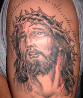 jesus tattoos, tattoos