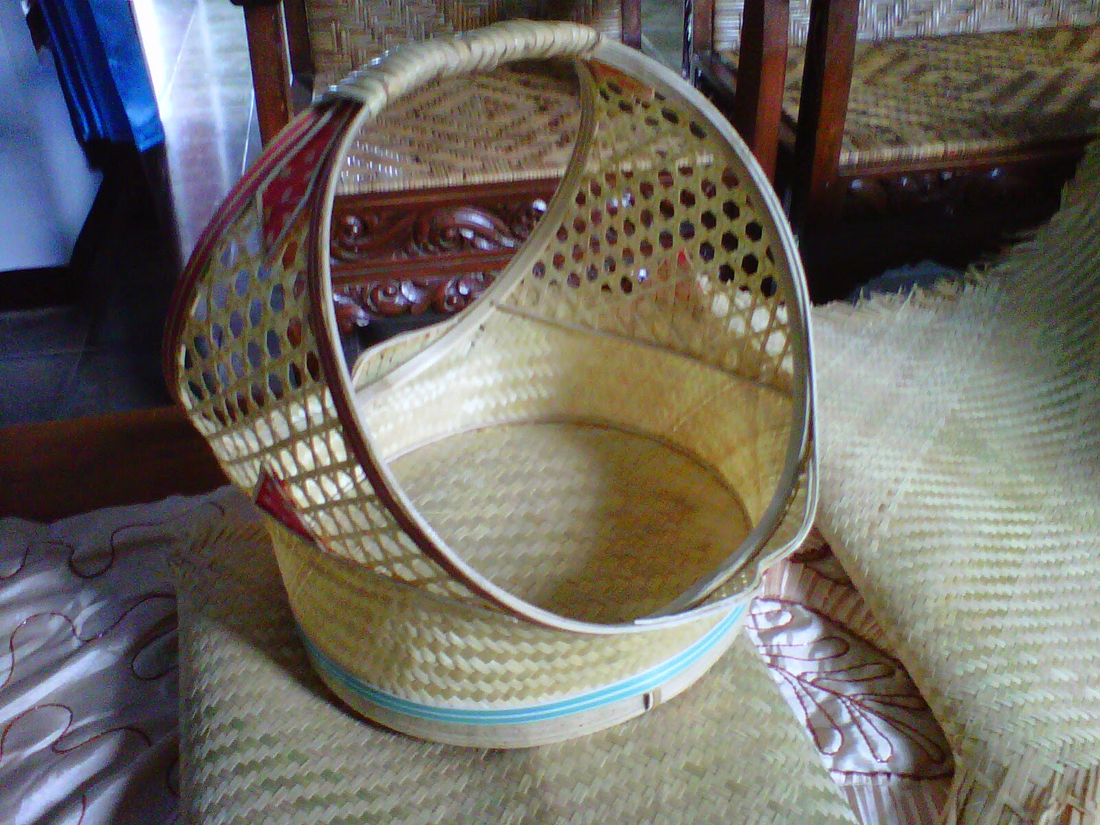  Kerajinan  Anyaman Bambu  Keranjang  parcel buah