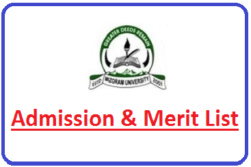 Mizoram University Admission 2024