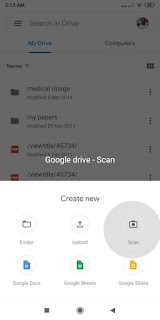Google Drive Scan