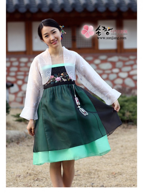 Dress Korea Baju Korean Hanbok Modern Busana Korea