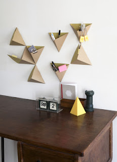 DIY origami triangle