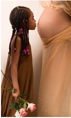 beyonce twins pregnancy picture with ivy blue