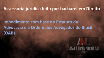 Assessoria jurídica feita por bacharel em Direito