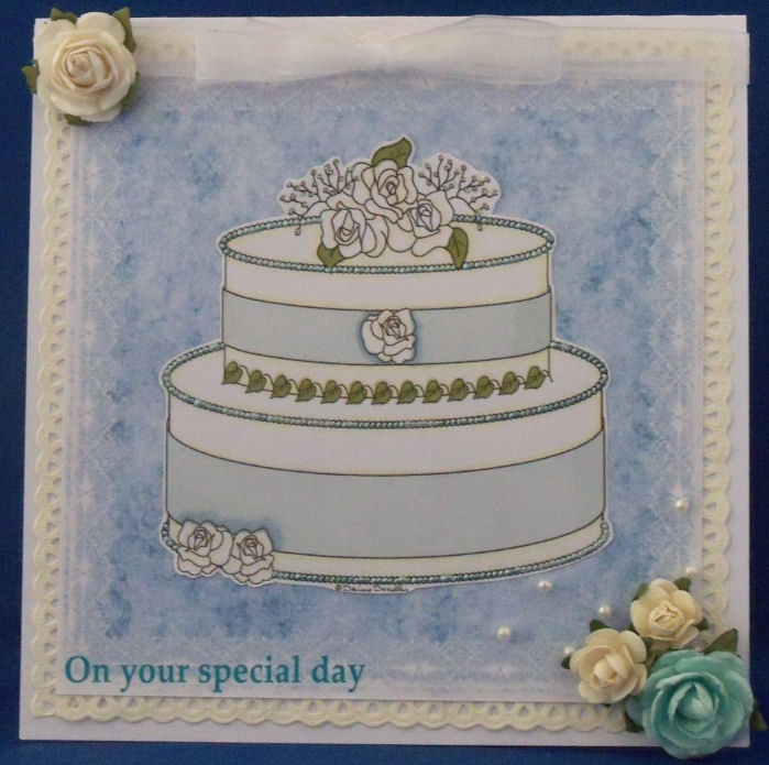 Right onto my card I have created this card to go in the shop