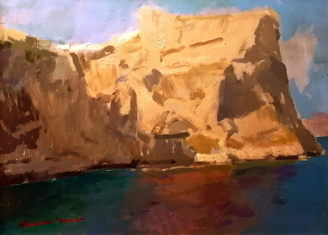 Cala Moraira, Pintor Alejandro Cabeza, Pintor Español, Paisajes de Alejandro Cabeza,  Pintura Valenciana, Pintores Valencianos, Pintor Valenciano, Impresionismo Valenciano, Joaquín Sorolla, Julio Peris Brell, Santiago Rusiñol, Ignacio Pinazo, José Mongrel