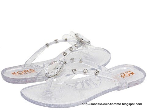 Sandale cuir homme:homme-676258