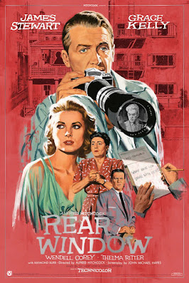 Alfred Hitchcock’s Rear Window Screen Print Movie Poster by Paul Mann x Mad Duck Posters